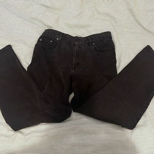 L.A. BLUES Black Wide Relaxed Jeans